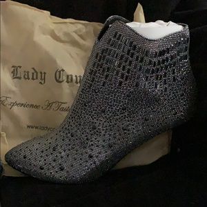 Sequin ankle boots by Lady Couture